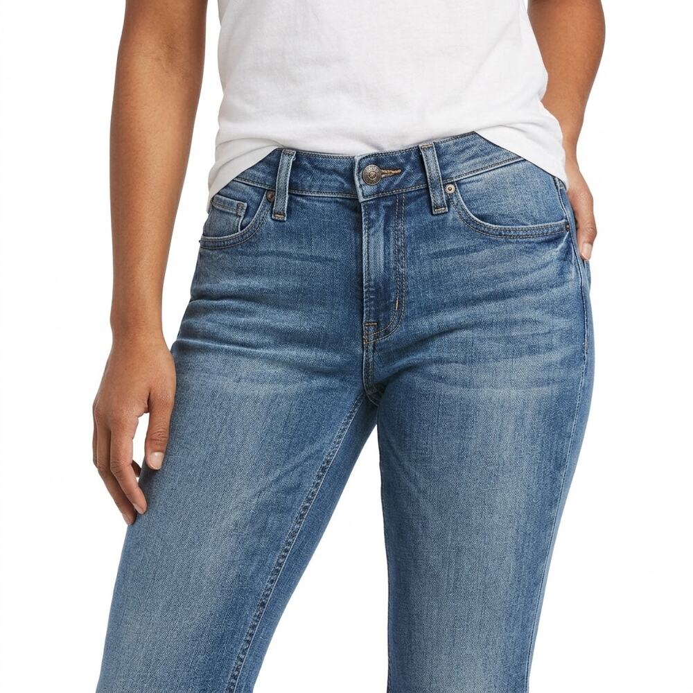 Ariat Real Alondra Blue Flared Jeans Women Size 26